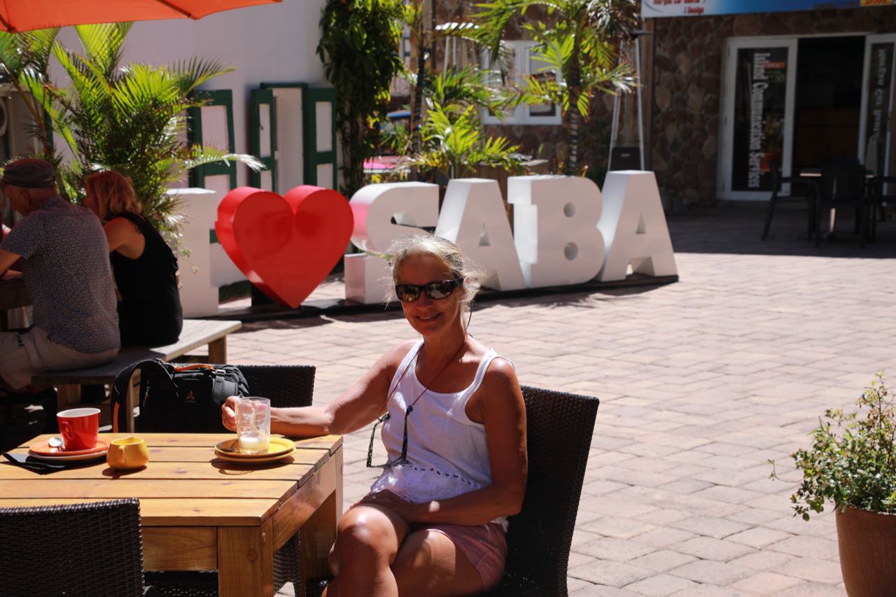 Saba, a visit to a big rock in the ocean